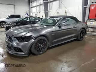 2016 Ford Mustang GT Premium с VIN 1FATP8FF7G5237560, выставлен на аукционе Copart как лот 57983405 с пробегом 69 919 миль миль и Списание • Salvage title. История ставок и продаж доступна на DreamBid. Изображение 1.