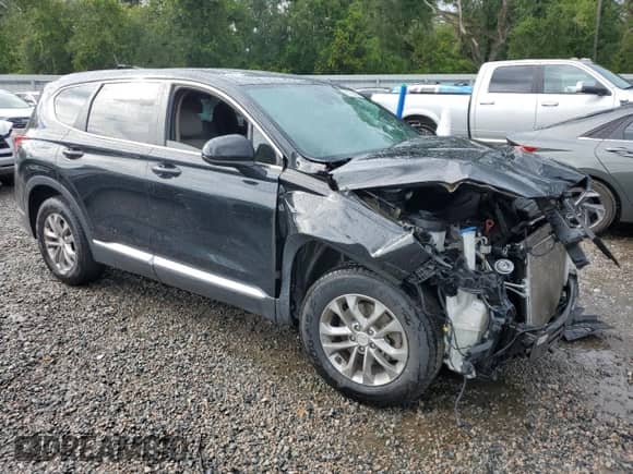 2020 Hyundai Santa Fe SE with VIN 5NMS23AD8LH207603, listed as a Copart auction lot 81752505 with Not provided miles and Non repairable. Bid and sale history available at DreamBid. Image 4.