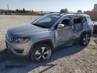 2018 Jeep Compass Altitude with VIN 3C4NJDBB6JT116316, listed as a Copart auction lot 69607535 with 57,712 mi miles and Salvage title. Bid and sale history available at DreamBid. Image 1.