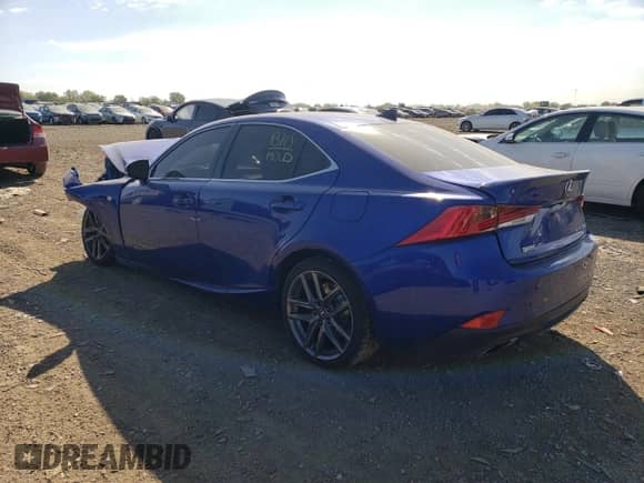 2019 Lexus IS 300 z VIN JTHC81D22K5036199, wystawiony jako Copart lot #70625193 z przebiegiem Nie podano mil oraz Szkoda całkowita • Salvage title. Historia ofert i sprzedaży dostępna na DreamBid. Obrazek 2.
