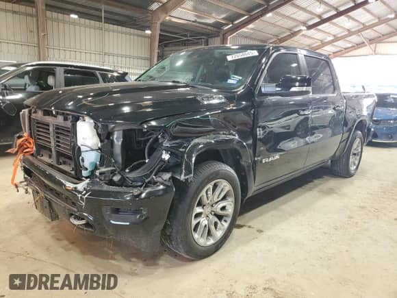 2022 Ram 1500 Laramie z VIN 1C6RREJTXNN217494, wystawiony jako Copart lot #72058645 z przebiegiem 50 544 mil mil oraz Szkoda całkowita • Salvage title. Historia ofert i sprzedaży dostępna na DreamBid. Obrazek 1.