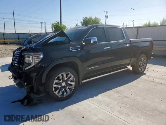 2023 GMC Sierra 1500 Denali z VIN 1GTUUGED4PZ155117, wystawiony jako Copart lot #61358835 z przebiegiem 41 925 mil mil oraz Szkoda całkowita • Salvage title. Historia ofert i sprzedaży dostępna na DreamBid. Obrazek 1.