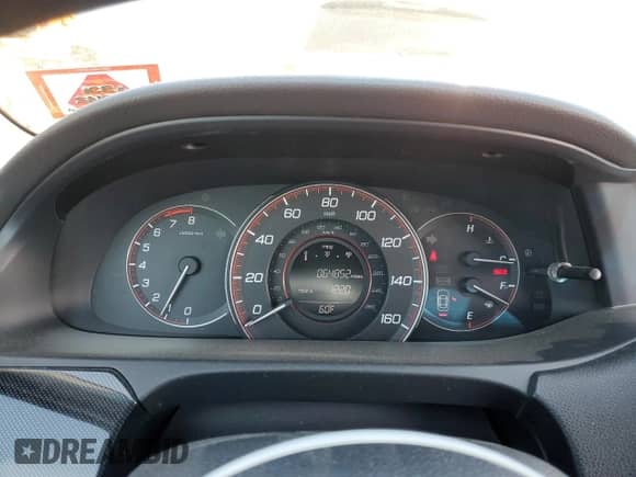 2013 Honda Accord EX with VIN 1HGCT1A7XDA016830, listed as a Copart auction lot 53774085 with 64,852 mi miles and Salvage title. Bid and sale history available at DreamBid. Image 9.