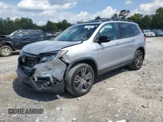 2021 Honda Passport EX-L с VIN 5FNYF8H5XMB036740, выставлен на аукционе Copart как лот 71438905 с пробегом 37 291 миль миль и Списание • Salvage title. История ставок и продаж доступна на DreamBid. Изображение 1.