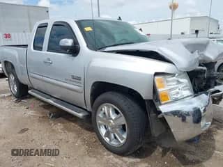 2012 Chevrolet Silverado 1500 LT with VIN 1GCRCSE03CZ195837, listed as a IAAI auction lot 42596111 with 165,307 mi miles and . Bid and sale history available at DreamBid. Image 1.