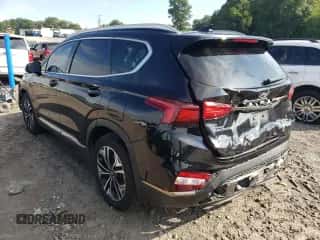 2019 Hyundai Santa Fe Limited with VIN 5NMS53AA9KH118084, listed as a Copart auction lot 55463582 with 65,418 mi miles and . Bid and sale history available at DreamBid. Image 3.