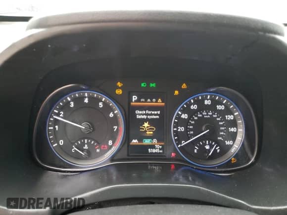 2022 Hyundai Kona SE with VIN KM8K22AB9NU782194, listed as a Copart auction lot 46412805 with 51,845 mi miles and Non repairable. Bid and sale history available at DreamBid. Image 9.