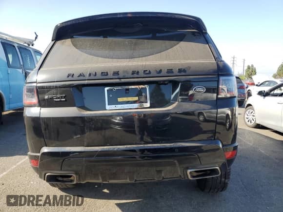 2021 Land Rover Range Rover Sport HSE Dynamic with VIN SALWR2SE5MA795835, listed as a Copart auction lot 65963035 with 58,724 mi miles and Salvage title. Bid and sale history available at DreamBid. Image 6.