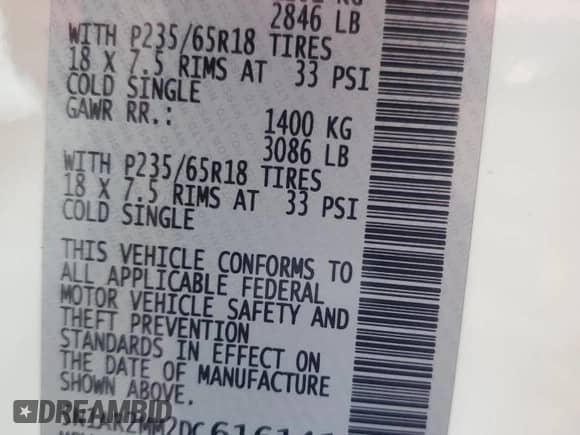 2013 Nissan Pathfinder S with VIN 5N1AR2MM2DC616141, listed as a Copart auction lot 71092975 with 117,488 mi miles and Salvage title. Bid and sale history available at DreamBid. Image 13.