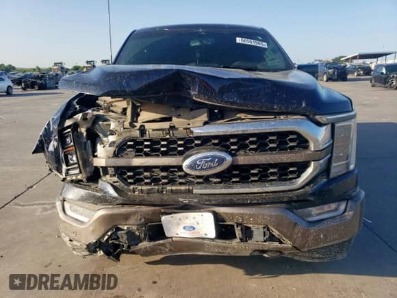 2023 Ford F-150 XL with VIN 1FTFW1E8XPFD18602, listed as a Copart auction lot 66561965 with 53,189 mi miles and Salvage title. Bid and sale history available at DreamBid. Image 5.