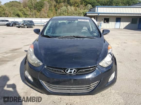 2013 Hyundai Elantra GLS with VIN 5NPDH4AE2DH301714, listed as a Copart auction lot 85673825 with 150,209 mi miles and Salvage title. Bid and sale history available at DreamBid. Image 5.