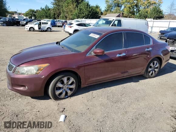 2009 Honda Accord EX-L z VIN 1HGCP368X9A032633, wystawiony jako Copart lot #82606445 z przebiegiem 145 821 mil mil oraz Czysty tytuł • Clean title. Historia ofert i sprzedaży dostępna na DreamBid. Obrazek 1.