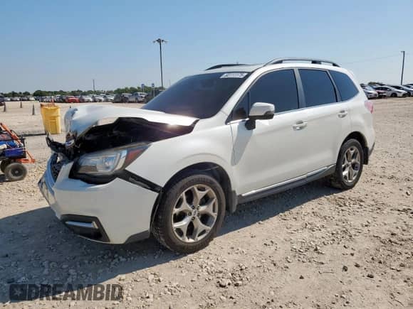 2018 Subaru Forester Touring with VIN JF2SJAWC9JH484767, listed as a Copart auction lot 80111175 with 96,380 mi miles and Salvage title. Bid and sale history available at DreamBid. Image 1.