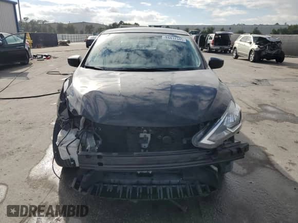 2017 Nissan Sentra SR with VIN 3N1AB7AP1HL712604, listed as a Copart auction lot 84412345 with 107,209 mi miles and Salvage title. Bid and sale history available at DreamBid. Image 5.