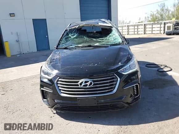 2019 Hyundai Santa Fe SE with VIN KM8SMDHF1KU307360, listed as a Copart auction lot 84465535 with 52,212 mi miles and Salvage title. Bid and sale history available at DreamBid. Image 14.