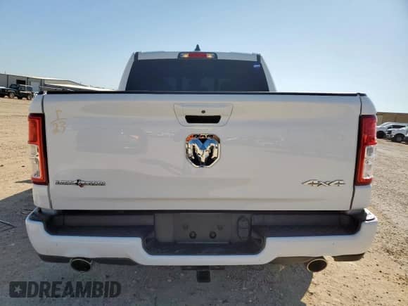 2023 Ram 1500 Lone Star with VIN 1C6SRFFTXPN628560, listed as a Copart auction lot 61192395 with 29,529 mi miles and Salvage title. Bid and sale history available at DreamBid. Image 6.
