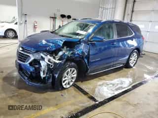 2021 Chevrolet Equinox LT z VIN 3GNAXUEVXML325847, wystawiony jako Copart lot #84237195 z przebiegiem 46 851 mil mil oraz Szkoda całkowita • Salvage title. Historia ofert i sprzedaży dostępna na DreamBid. Obrazek 1.