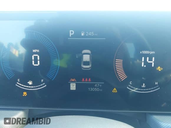 2025 Hyundai Sonata SEL with VIN KMHL64JA9SA468974, listed as a IAAI auction lot 43492347 with 13,050 mi miles and . Bid and sale history available at DreamBid. Image 7.