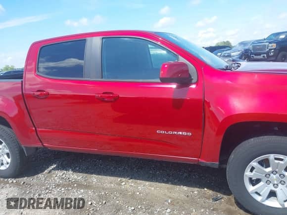 2021 Chevrolet Colorado 4WD LT with VIN 1GCGTCEN9M1132430, listed as a IAAI auction lot 42267714 with 104,252 mi miles and . Bid and sale history available at DreamBid. Image 13.