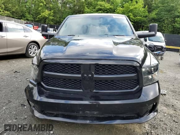 2017 Ram 1500 Express with VIN 1C6RR7KG2HS772703, listed as a Copart auction lot 55504195 with 150,027 mi miles and Salvage title. Bid and sale history available at DreamBid. Image 5.