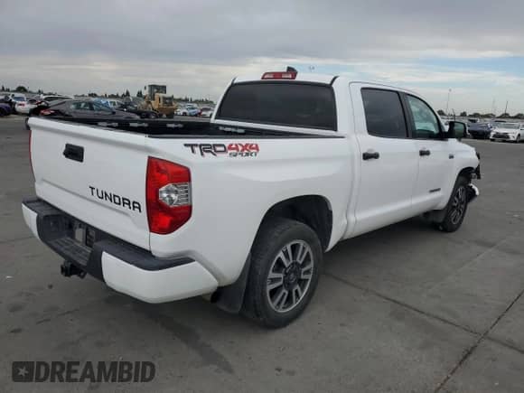 2020 Toyota Tundra SR5 with VIN 5TFDY5F13LX909577, listed as a Copart auction lot 81736645 with 63,294 mi miles and Salvage title. Bid and sale history available at DreamBid. Image 3.