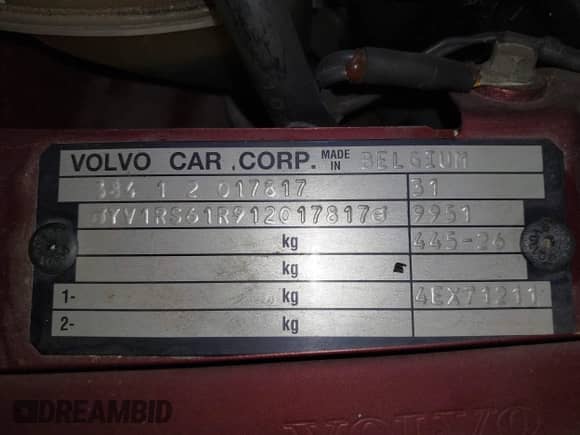 2001 Volvo S60 с VIN YV1RS61R912017817, выставлен на аукционе IAAI как лот 41981663 с пробегом 44 226 миль миль и . История ставок и продаж доступна на DreamBid. Изображение 9.