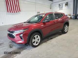 2024 Chevrolet Trax LS with VIN KL77LFE27RC245003, listed as a Copart auction lot 68111855 with 20,068 mi miles and Clean title. Bid and sale history available at DreamBid. Image 1.