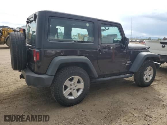 2013 Jeep Wrangler Sport with VIN 1C4AJWAG8DL679343, listed as a Copart auction lot 80122745 with 125,328 mi miles and Salvage title. Bid and sale history available at DreamBid. Image 3.
