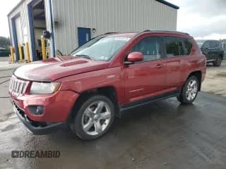 2014 Jeep Compass Latitude with VIN 1C4NJCEA2ED619124, listed as a Copart auction lot 68634415 with 61,255 mi miles and Salvage title. Bid and sale history available at DreamBid. Image 1.