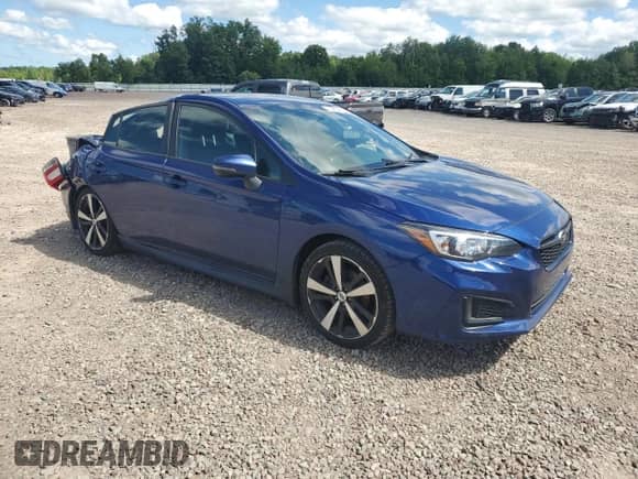 2018 Subaru Impreza Special Sports with VIN 4S3GTAK68J1744311, listed as a Copart auction lot 65440415 with 86,713 mi miles and Salvage title. Bid and sale history available at DreamBid. Image 4.
