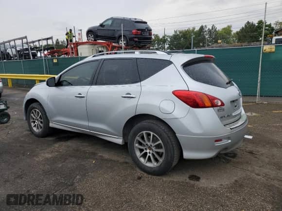 2009 Nissan Murano LE z VIN JN8AZ18W99W160479, wystawiony jako Copart lot #69867985 z przebiegiem 125 437 mil mil oraz Szkoda całkowita • Salvage title. Historia ofert i sprzedaży dostępna na DreamBid. Obrazek 2.