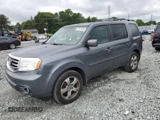 2013 Honda Pilot EX-L with VIN 5FNYF3H63DB014252, listed as a Copart auction lot 57971625 with 176,094 mi miles and Salvage title. Bid and sale history available at DreamBid. Image 1.