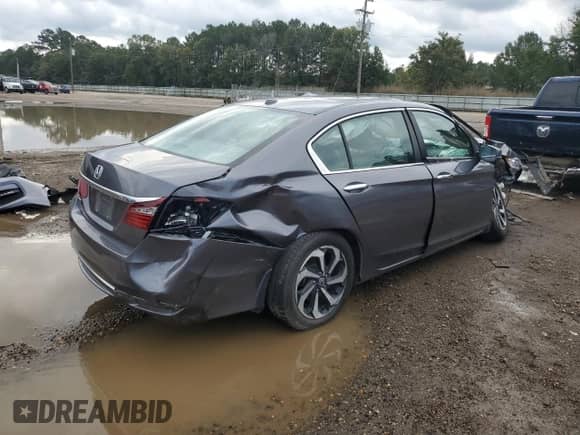 2017 Honda Accord EX-L с VIN 1HGCR2F82HA181881, выставлен на аукционе Copart как лот 81755715 с пробегом 65 420 миль миль и Списание • Salvage title. История ставок и продаж доступна на DreamBid. Изображение 3.