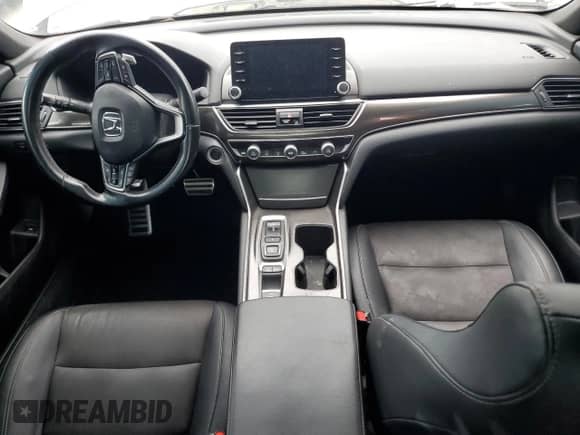 2019 Honda Accord Sport с VIN 1HGCV2F33KA035433, выставлен на аукционе Copart как лот 84005625 с пробегом 91 085 миль миль и Списание • Salvage title. История ставок и продаж доступна на DreamBid. Изображение 8.