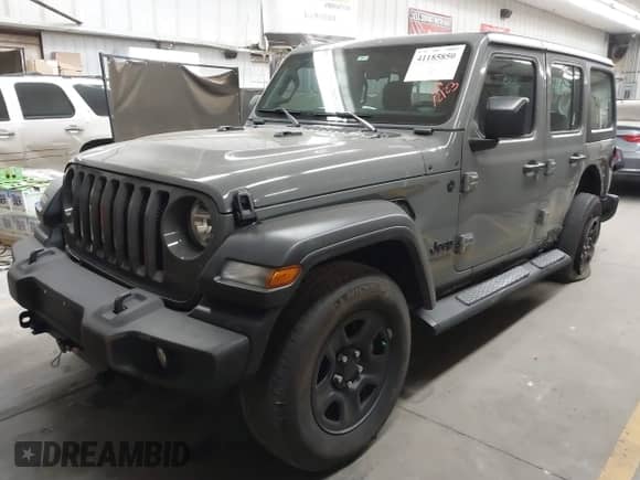 2022 Jeep Wrangler Unlimited Sport с VIN 1C4HJXDG0NW117632, выставлен на аукционе IAAI как лот 41185850 с пробегом 18 298 миль миль и . История ставок и продаж доступна на DreamBid. Изображение 17.