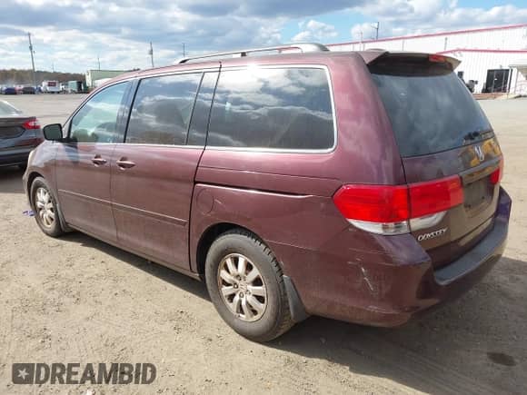 2008 Honda Odyssey EX-L with VIN 5FNRL38658B063312, listed as a IAAI auction lot 43532711 with 150,778 mi miles and . Bid and sale history available at DreamBid. Image 3.