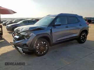 2022 Chevrolet TrailBlazer LT with VIN KL79MRSL0NB102625, listed as a Copart auction lot 67419965 with 33,805 mi miles and Salvage title. Bid and sale history available at DreamBid. Image 1.
