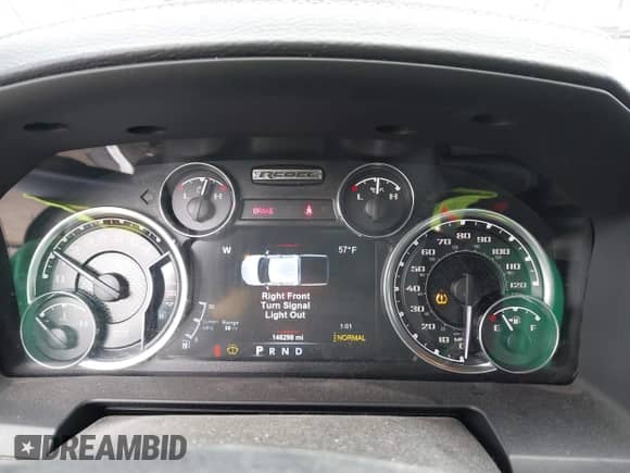 2018 Ram 1500 Rebel with VIN 1C6RR7YT5JS152633, listed as a IAAI auction lot 41788274 with 146,298 mi miles and . Bid and sale history available at DreamBid. Image 7.