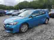 2018 Subaru Impreza Premium with VIN 4S3GTAB6XJ3710682, listed as a Copart auction lot 70710945 with 53,317 mi miles and Salvage title. Bid and sale history available at DreamBid. Image 1.