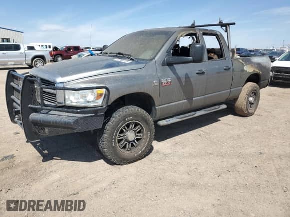 2008 Dodge 2500 SLT z VIN 3D7KS28A38G174802, wystawiony jako Copart lot #53369725 z przebiegiem Nie podano mil oraz Szkoda całkowita • Salvage title. Historia ofert i sprzedaży dostępna na DreamBid. Obrazek 2.