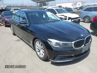2019 BMW 7 Series 740i with VIN WBA7E2C56KB216989, listed as a IAAI auction lot 42336636 with 113,644 mi miles and . Bid and sale history available at DreamBid. Image 1.
