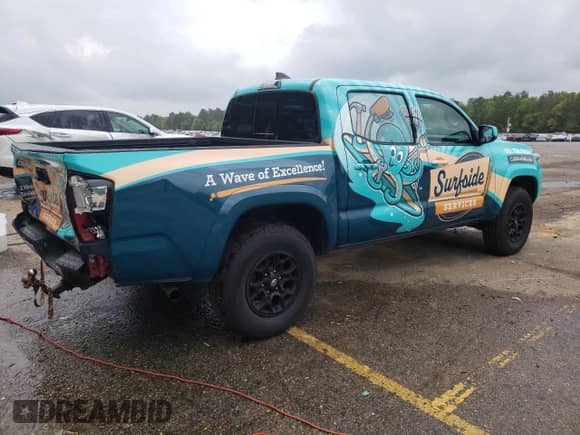 2019 Toyota Tacoma SR5 with VIN 3TMAZ5CN5KM093676, listed as a Copart auction lot 49080554 with 112,824 mi miles and Salvage title. Bid and sale history available at DreamBid. Image 3.