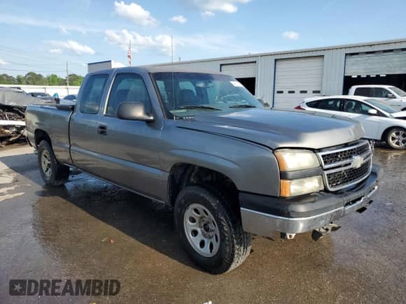 2006 Chevrolet Silverado 1500 LT1 with VIN 1GCEK19V56Z229959, listed as a Copart auction lot 54714485 with 279,209 mi miles and Salvage title. Bid and sale history available at DreamBid. Image 4.