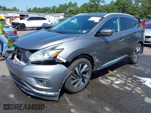 2018 Nissan Murano SV z VIN 5N1AZ2MH3JN136967, wystawiony jako IAAI lot #42867950 z przebiegiem 60 742 mil mil oraz . Historia ofert i sprzedaży dostępna na DreamBid. Obrazek 2.