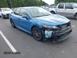 2023 Toyota Camry SE with VIN 4T1G11AK4PU102756, listed as a IAAI auction lot 43021249 with 46,205 mi miles and . Bid and sale history available at DreamBid. Image 1.