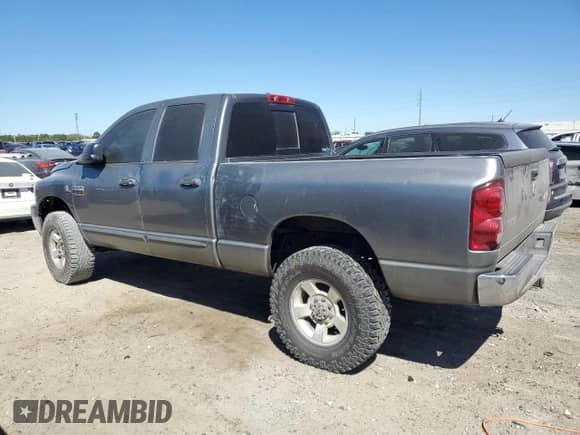 2007 Dodge 2500 SLT with VIN 1D7KS28C07J569325, listed as a Copart auction lot 48978405 with 247,891 mi miles and Salvage title. Bid and sale history available at DreamBid. Image 2.