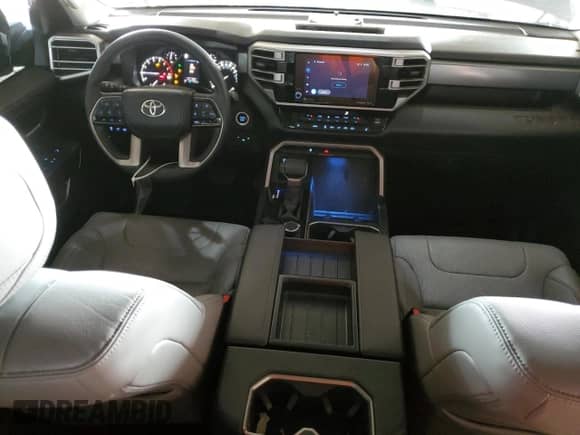 2024 Toyota Tundra SR5 with VIN 5TFLA5DA8RX176986, listed as a Copart auction lot 51018855 with 17,414 mi miles and Salvage title. Bid and sale history available at DreamBid. Image 8.