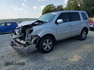 2014 Honda Pilot EX-L with VIN 5FNYF4H56EB034882, listed as a Copart auction lot 71835745 with 144,587 mi miles and Salvage title. Bid and sale history available at DreamBid. Image 1.