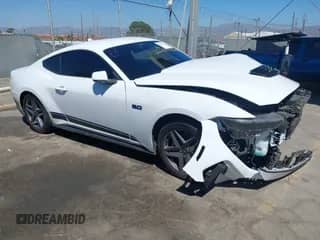 2024 Ford Mustang GT Premium с VIN 1FA6P8CF4R5420113, выставлен на аукционе IAAI как лот 43166329 с пробегом 24 038 миль миль и . История ставок и продаж доступна на DreamBid. Изображение 1.