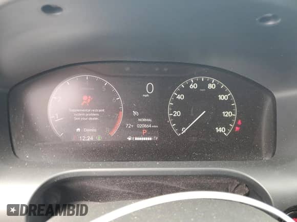 2025 Honda HR-V LX with VIN 3CZRZ2H32SM715721, listed as a Copart auction lot 71271215 with 20,864 mi miles and Salvage title. Bid and sale history available at DreamBid. Image 9.